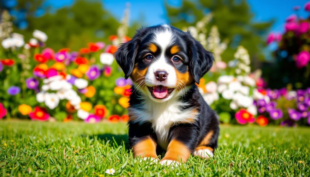 bernese mountain dog puppy