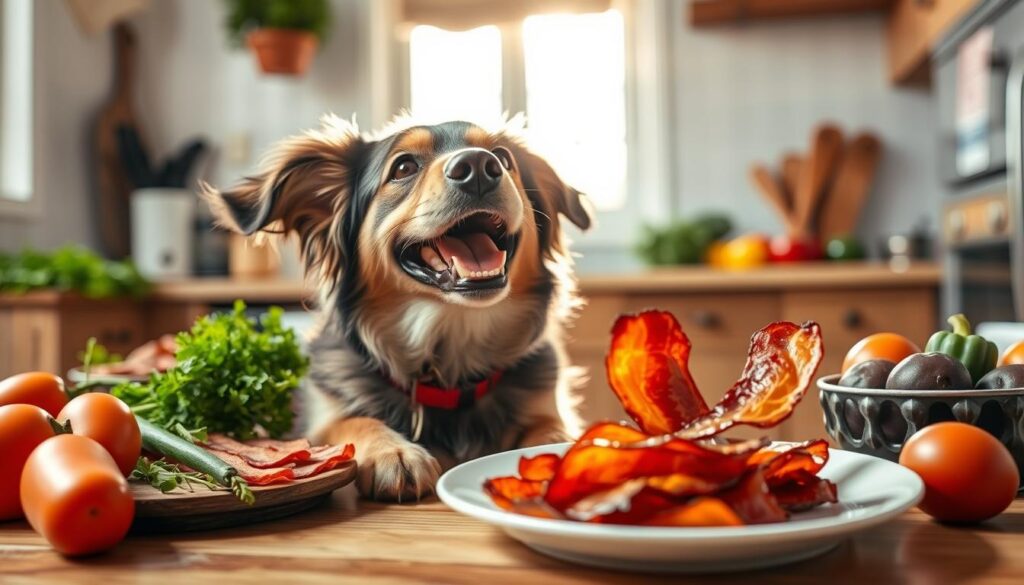 can dogs eat bacon