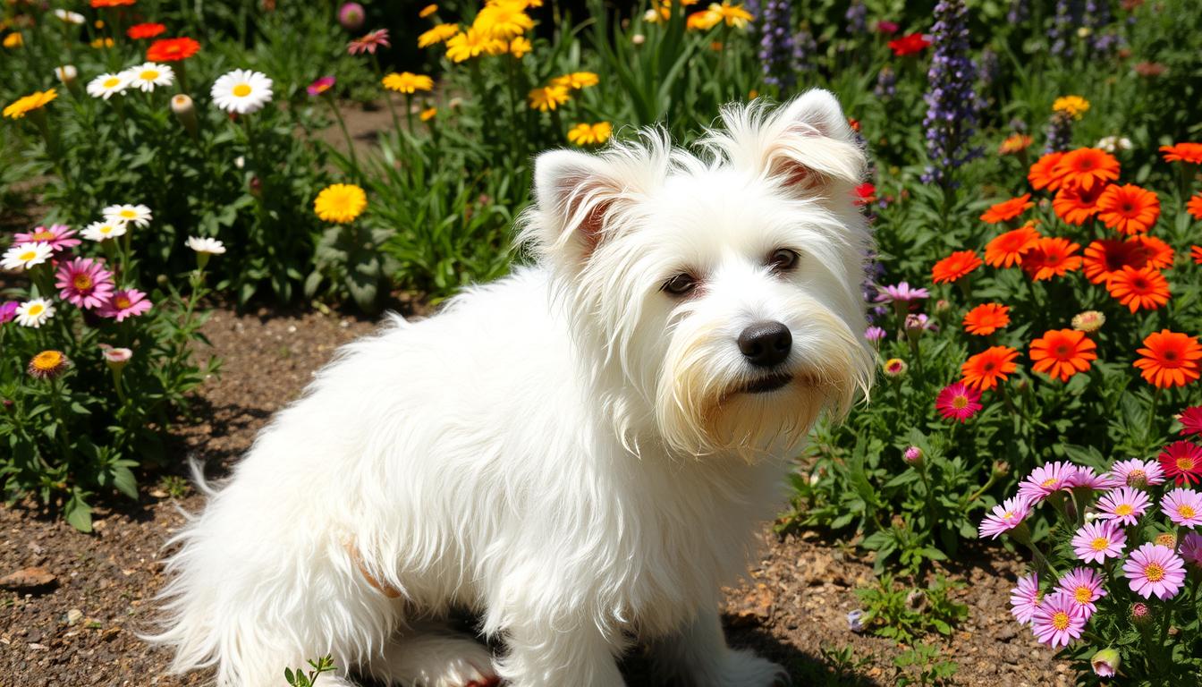 crusty white dog