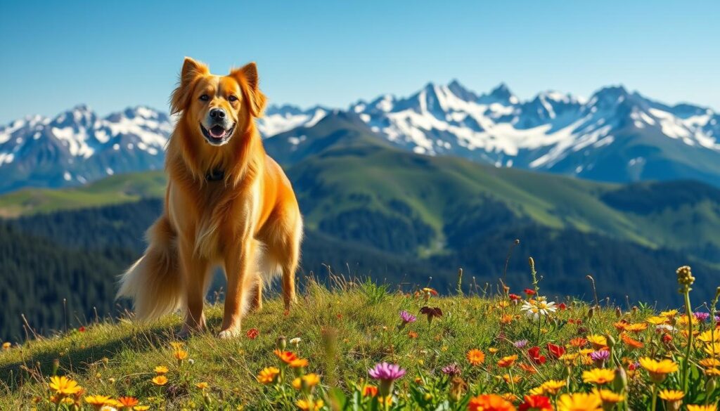 golden mountain dog