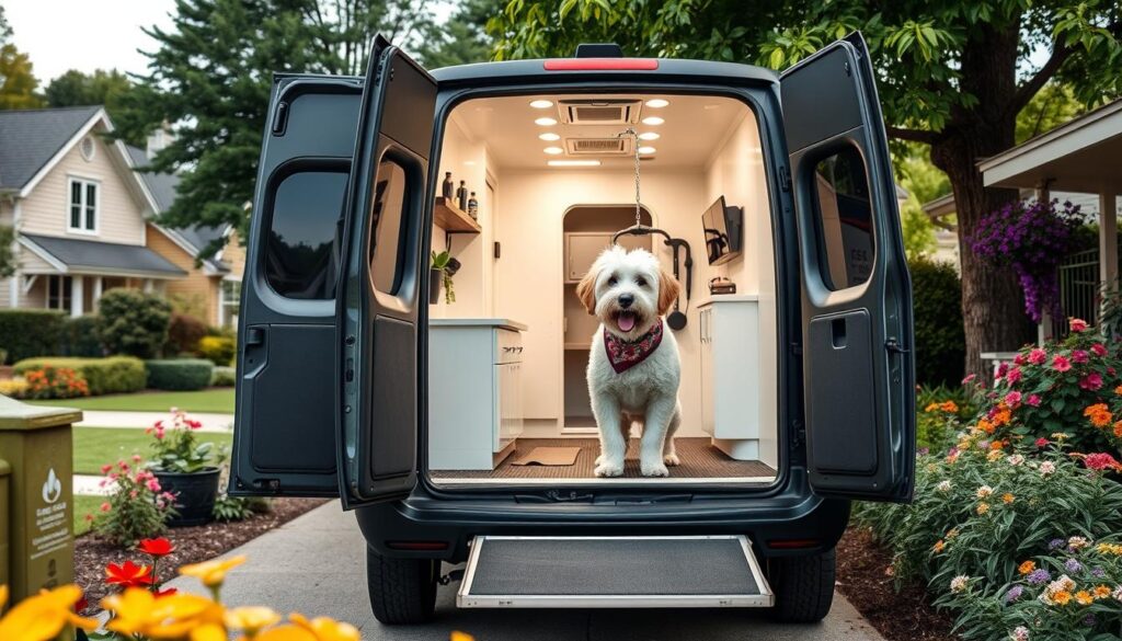 mobile dog grooming