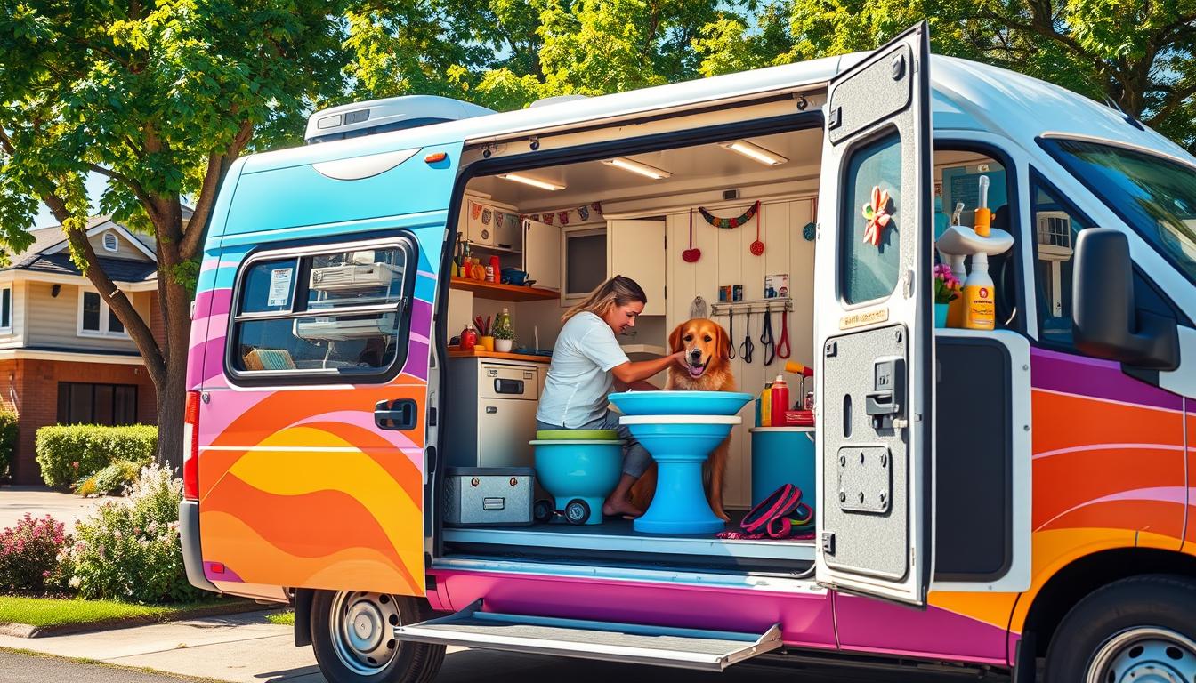 mobile dog grooming